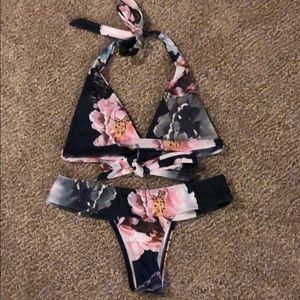 Floral swimsuit-New